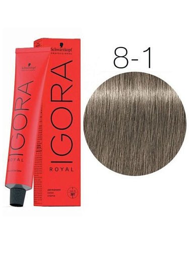 Краска для волос светлый русый сандрэ - Schwarzkopf Igora Royal 8-1